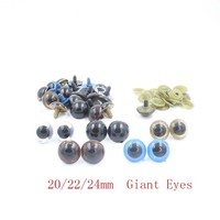 20pcs Big Giant 20/22/24mm Plastic Safety Eyes For Teddy Bear Doll Puppet Craft 20pcs Big Giant 20/22/24mm Plastic Safety Eyes For Teddy Bear Doll Puppet Craft