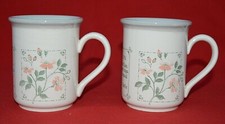 VINTAGE:   BILTON / COLOROLL SET OF TWO 'ROSEHIPS' DRINKING MUGS - UNUSED!!   