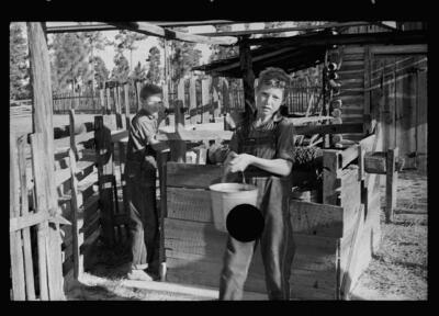 Son of a successful rehabilitation client, Tangipahoa Parish, Loui - Old Photo