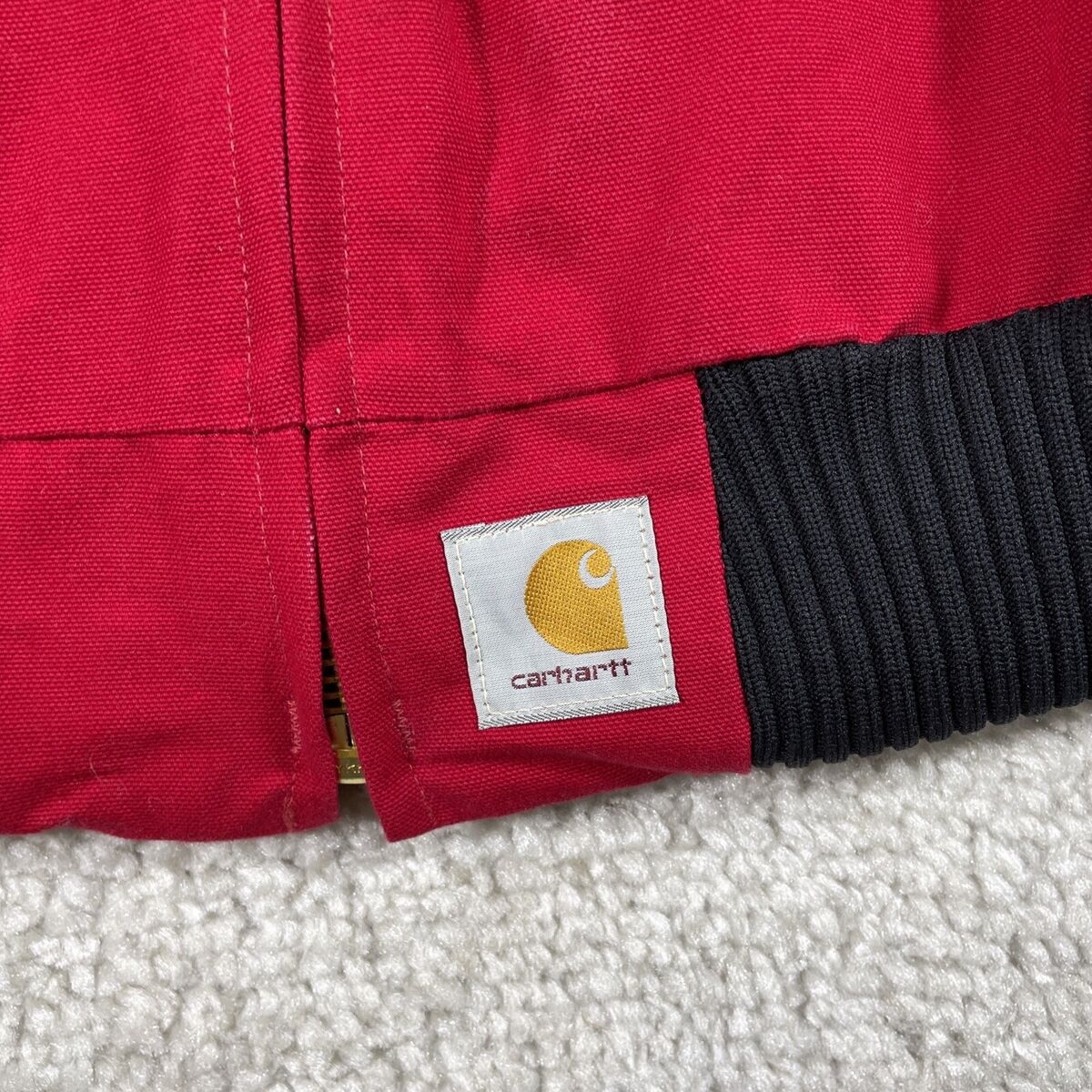 Vintage Carhartt Jacket Men 2XL J13 Red Quilt Lined Canvas Vintage Carhartt Jacket Men 2XL J13 Red Quilt Lined Canvas