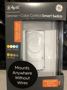 GE CYNC Dimmer + Commande de couleur Smart Switch/Keypad - Batterie sans fil