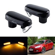 For Alfa Romeo MiTo 147 Fiat Bravo LED Side Indicator Repeater Light Black Lens
