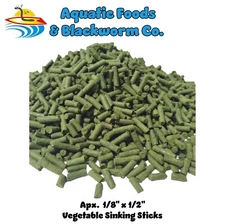 Vegetable Sticks  for Plecos, Catfish, all Tropical Fish, Turtles & Koi