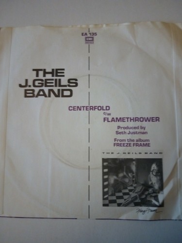 THE J. GEILS BAND - CENTREFOLD - EMI RECORDS CLASSIC 7" VINYL IN EXCELLENT CONDI - Picture 4 of 5