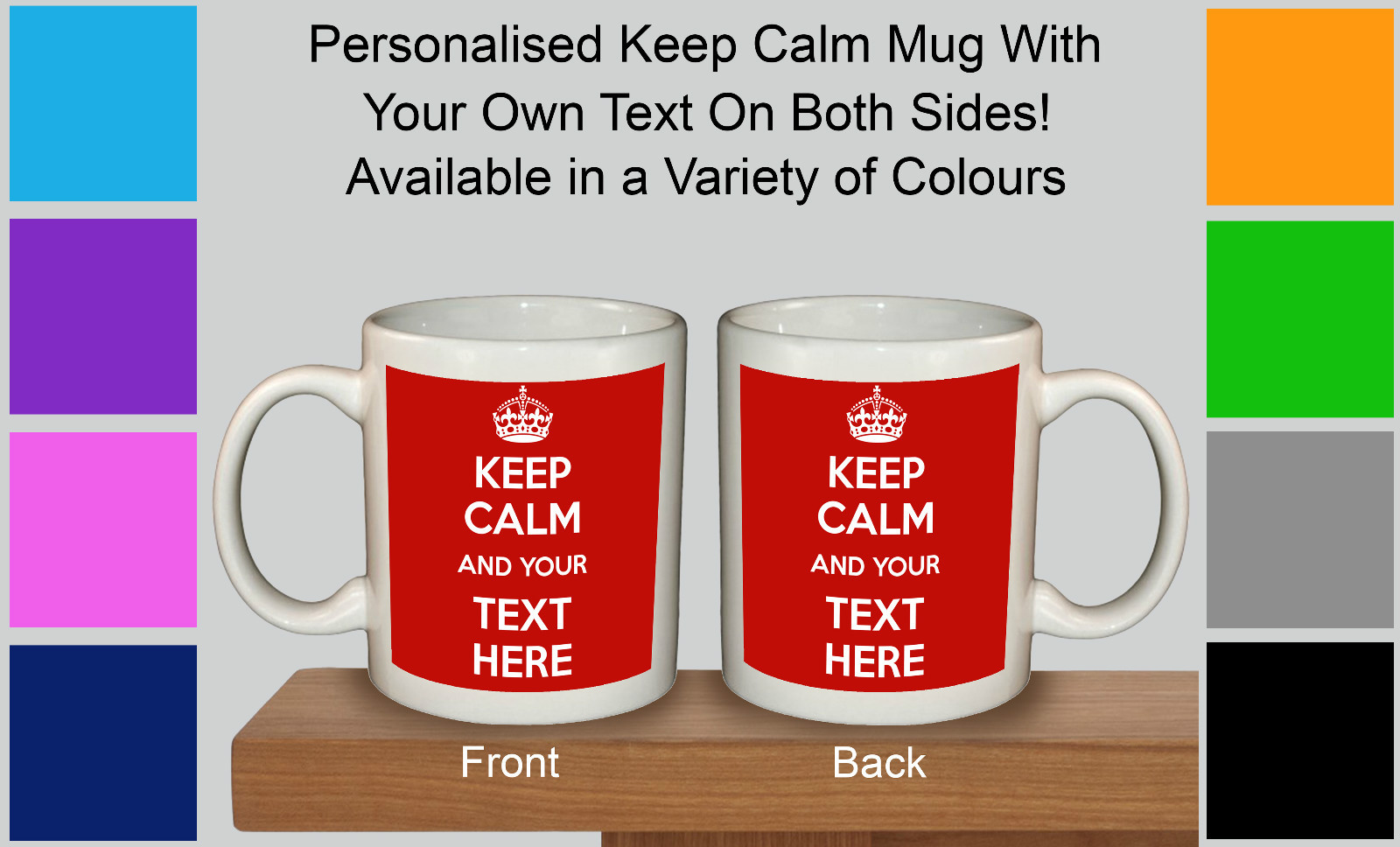 Personalised Keep Calm I'm A Your Text Here