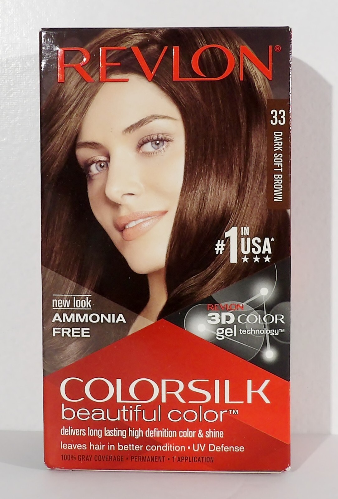 Silk Dark Soft Brown 33 Hair Color Sealed
