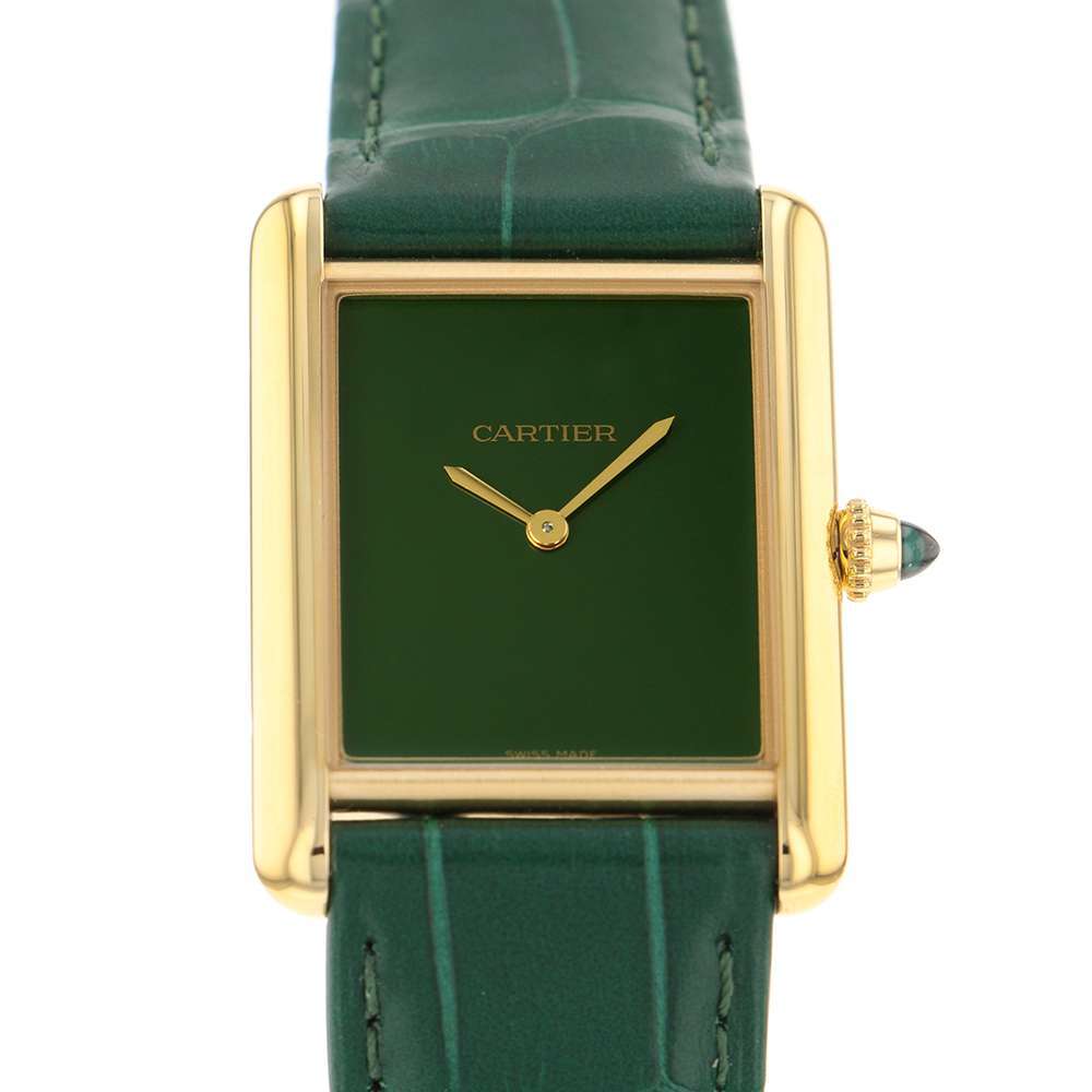 Cartier+Tank+Green+Men%27s+Watch+-+WGTA0191 for sale online | eBay