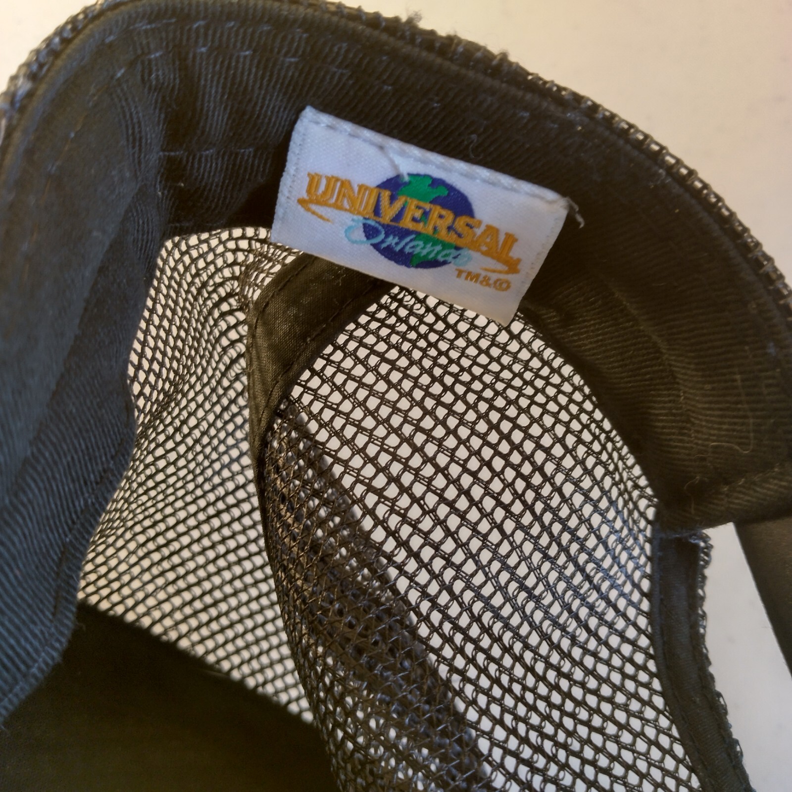 Universal Studios Cap Hat Gray Stripe Mesh Snap B… - image 12
