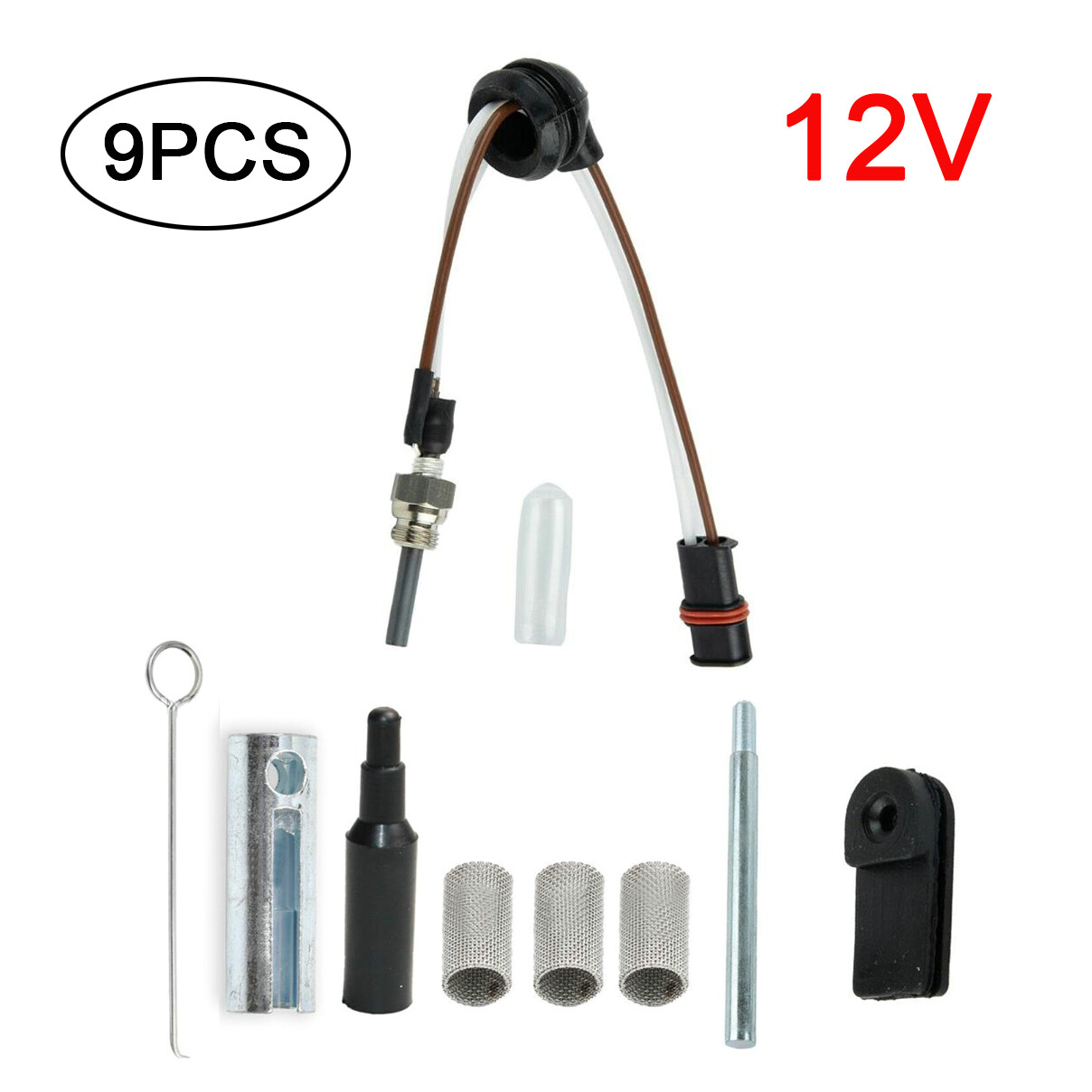 9pcs 2 Pin Glow Pin Plug Kit For Eberspacher Espar Airtronic Heater D2/D4/D4S eBay