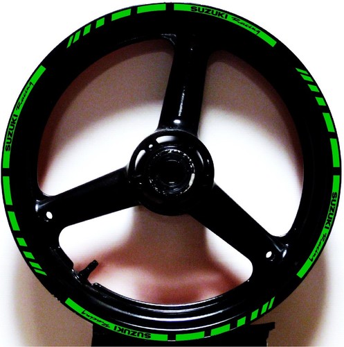 CUSTOM GP FELGENSTREIFEN RAD ABZIEHBAND AUFKLEBER SUZUKI Racing GSX 1300R Hayabusa - Bild 19 von 35