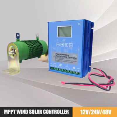 Wind Solar Hybrid MPPT Charge Controller 10000w Wind 1000W Solar 12V24V auto 48v