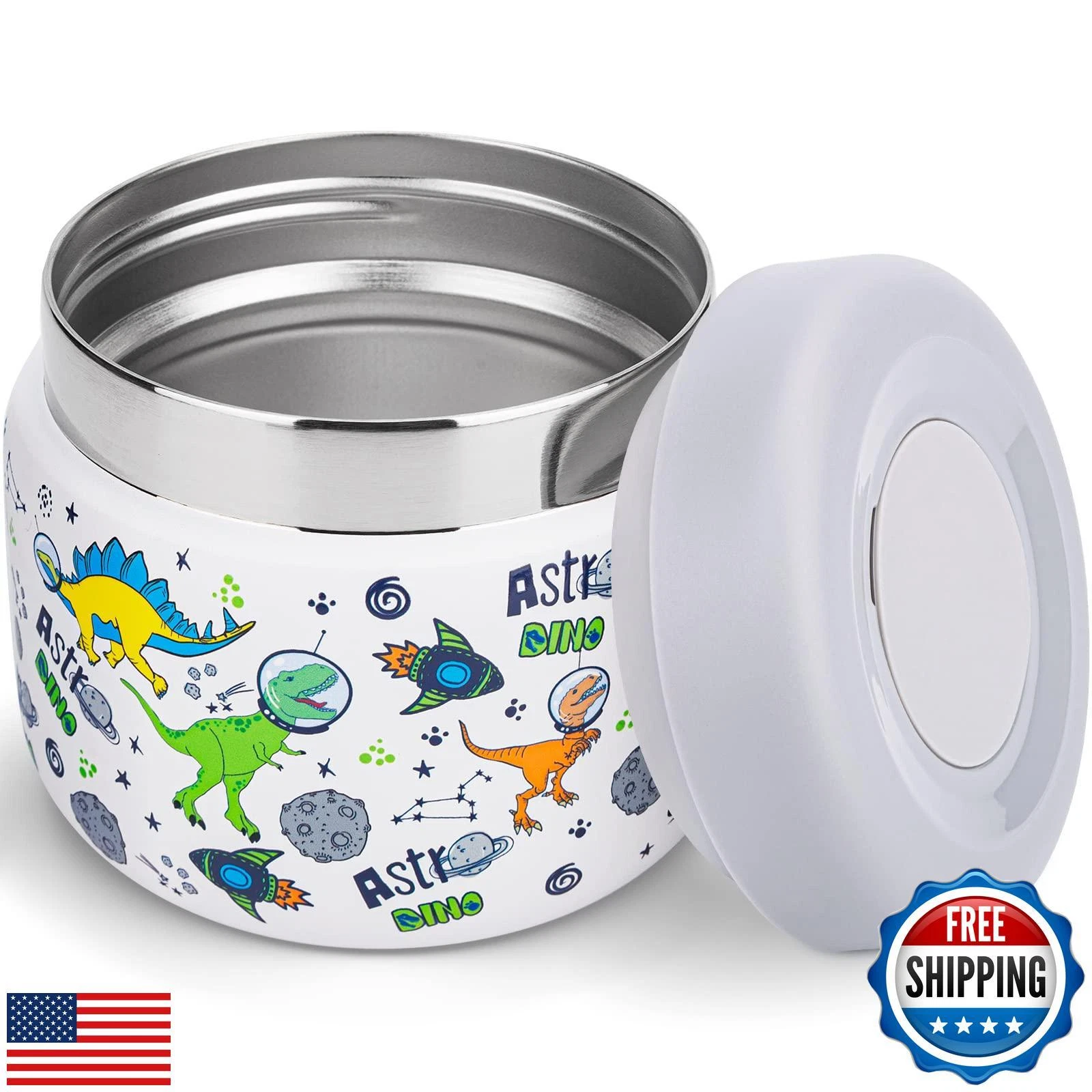 Charcy 9oz Kids Stainless Steel Insulated Food Jar, Wide Mouth Leak-Proof Sou
Opens in a new window 
