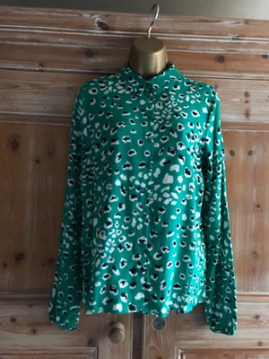Villa NWTSize EU 36 (uk Size10) Green Mix Shirt Smart Casual
