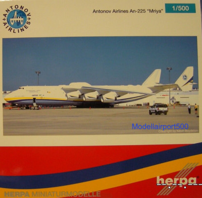 Herpa Wings 1:500  Antonov AN-225 Antonov Airlines Mriya 515726 Modellairport500