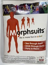 Original Morphsuit Red XL-Extra Large Unisex Skinsuit Halloween Costume 5'10-6'3