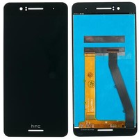 Original Htc Desire 728G Dual Sim Display Lcd Glas Scheibe Touch Screen, Schwarz