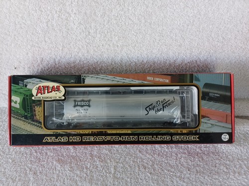 Atlas HO 1968-2 ACF 6 Bay Cylindrical Hopper Car Frisco #81019 in versiegelter Verpackung  | Condition: New