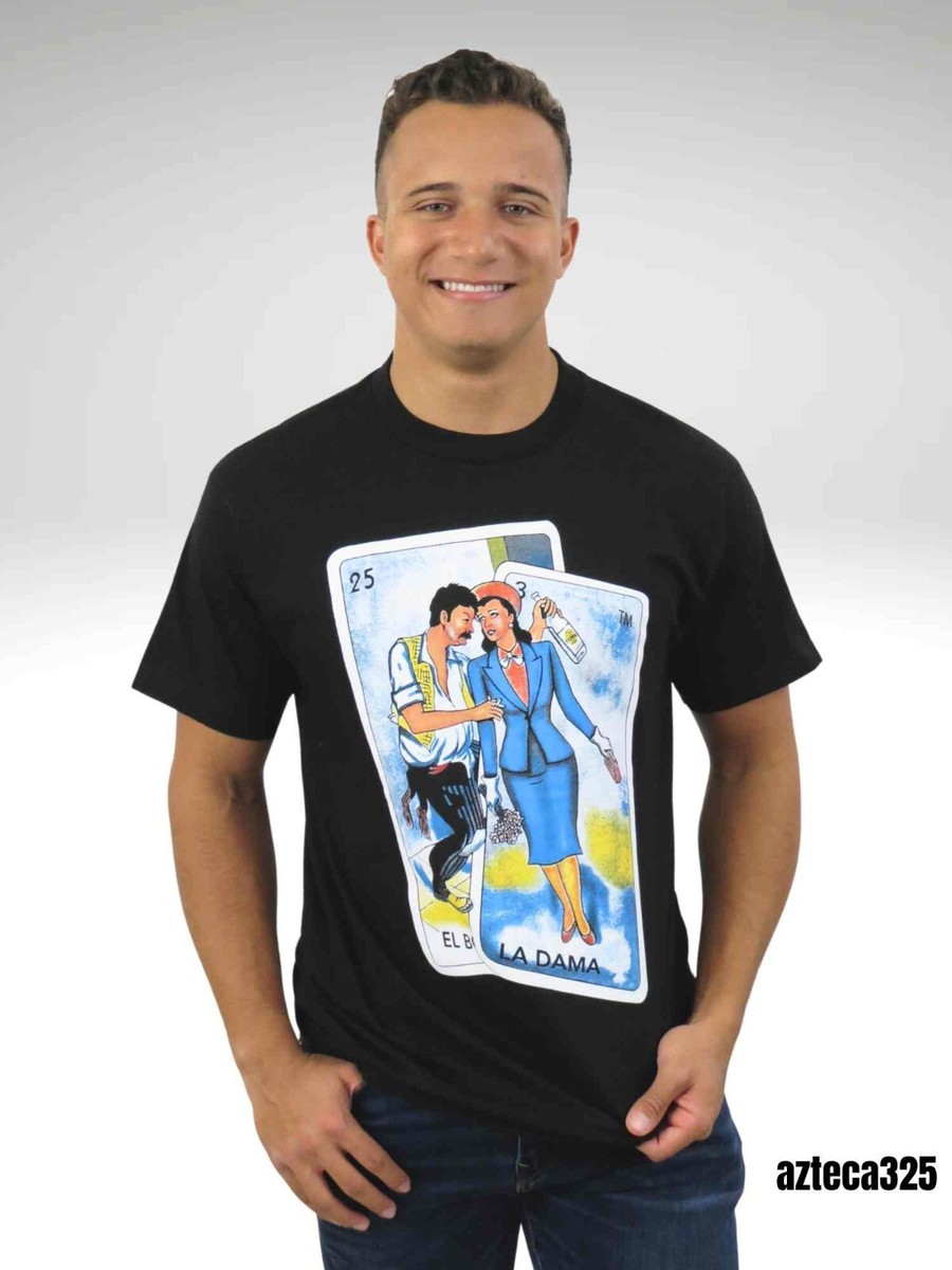 El Borracho T Shirt Funny Mexico Loteria Card Tee El Borracho T Shirt Funny Mexico Loteria Card Tee