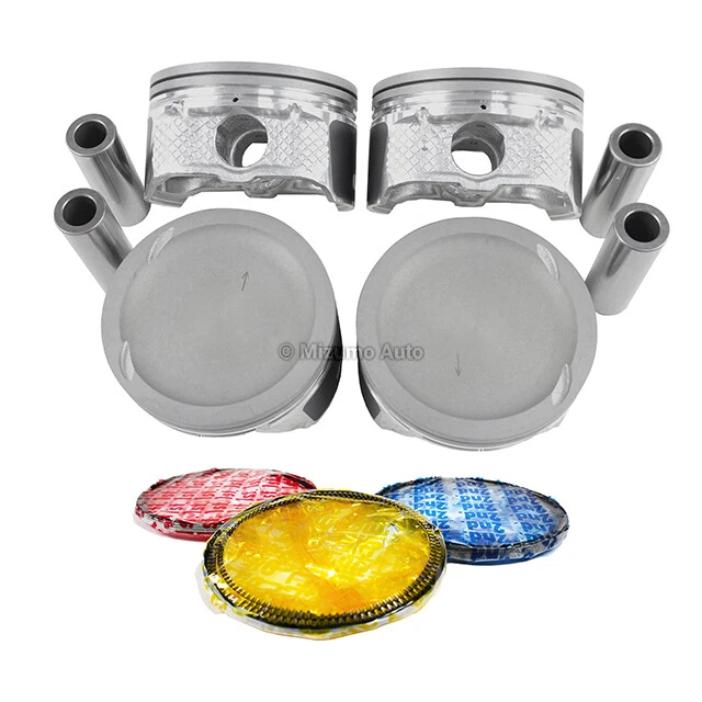 Pistones con anillos aptos para 03-10 Ford Mazda 3 2.3L L4 DOHC 16v Foto 2 de 3