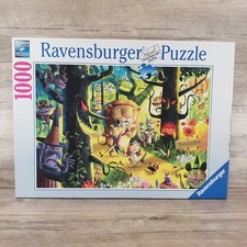 Ravensburger LIONS & TIGERS & BEARS OH MY 1000 piece jigsaw puzzle No. 165667