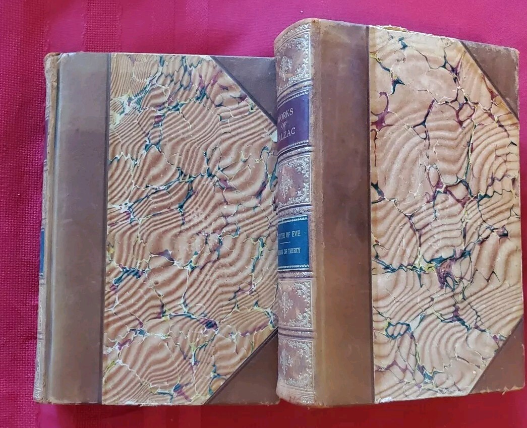 The Works of Honore de Balzac. V. 5 And 15, 1901 [Leather Bound