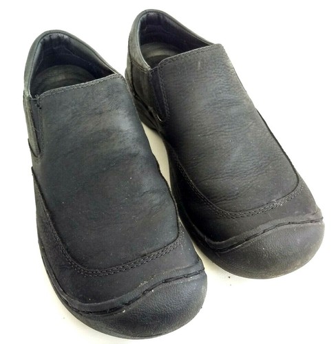 Keen Bidwell Mens Size 8.5 Black Camping Trail Walking Hiking Slip On Shoes