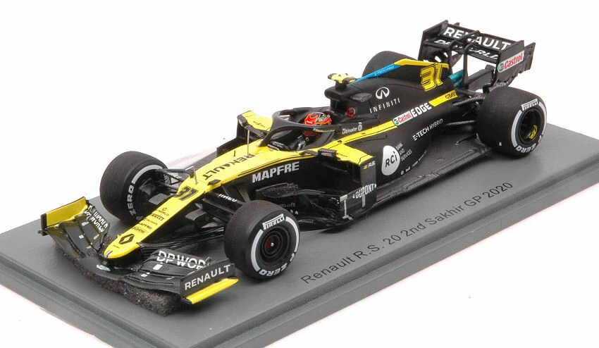 MODELLINO AUTO DIE CAST SCALA 1:43 SPARK F1 RENAULT OCON 2020 MODELLISMO STATICO - Immagine 4 di 4