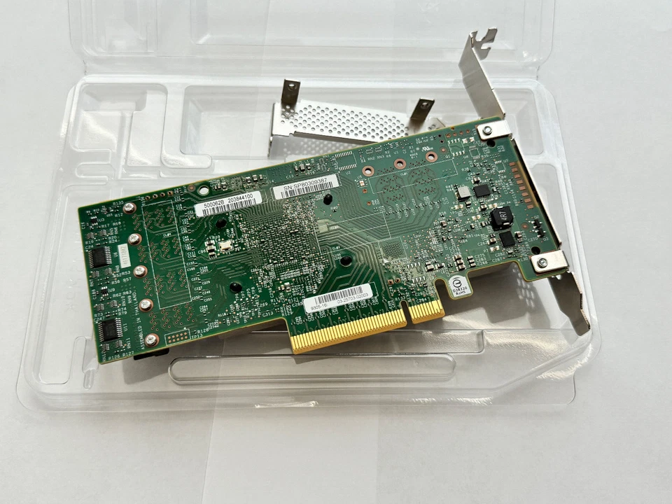BOTH BRACKETS SAS9305-16I LSI SAS 9305-16I 16 PORT PCIE 12 GB/S HOST BUS ADAPTER - Image 3 of 3