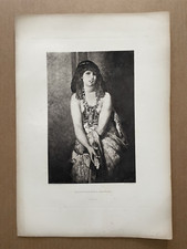 Vintage GEBBIE & CO An Egyptian Kings Daughter Gravure Print