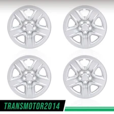 4PC Fit For 2006-2012 Toyota RAV4 5-spoke 17” Wheel Silver Skin Hub Cap Covers