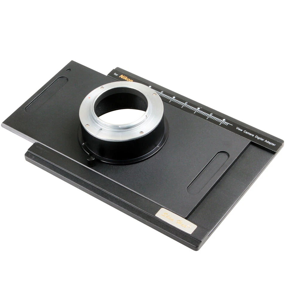 Nikon DF D4 D7000 DSLR Digital Back Adapter For 4x5'' Camera Toyo Linhof Ebony - Image 3 of 4