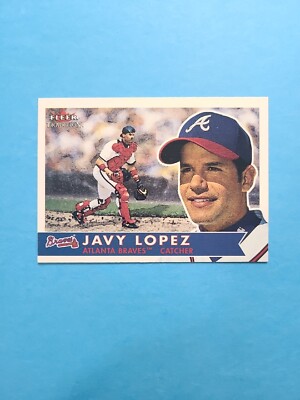 JAVIER JAVY LOPEZ 2001 FLEER TRADITION BASEBALL CARD # 101 G6038