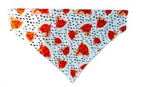 Watermelon Over the Collar Dog Bandana That Slips onto Their Existing Collar ...
