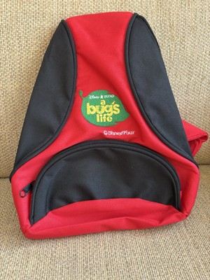 Disney Pixar A Bug s Life Rucksack - Rot & Schwarz - Selten Retro Rucksack