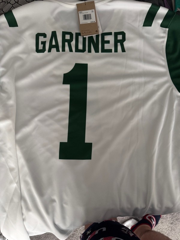 Sauce Gardner NY Jets Nike Classic Legend Jersey White Mens XXL New With Tags