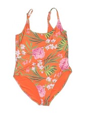 Old Navy Women Orange One Piece Swimsuit XL