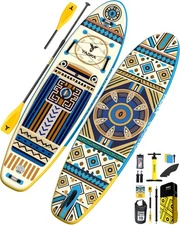 Inflatable StandUp 11'x35''x6'' Wide Stable Premium SUP Accessories,Paddle Board