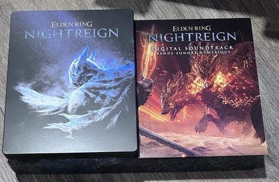 ELDEN RING NIGHTREIGN Ps5 steel book case no Game + music collector edition x y