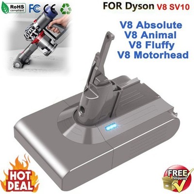 Battery V8 SV10 SV25 For Dyson 21.6v Absolute V8 Animal v8 Motorhead Vacuum