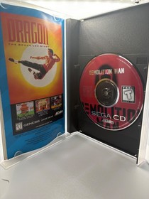 Demolition Man (Sega CD, 1995) CIB Complete  w/ Manual + Reg Card Tested Working