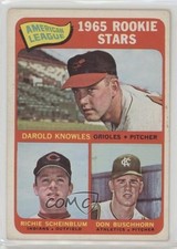 1965 Topps High # Darold Knowles Richie Scheinblum Don Buschhorn #577 g1e