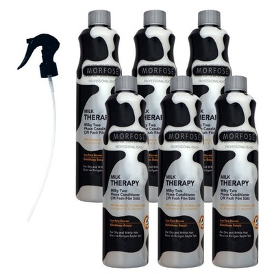 Morfose Two Phase Milk Therapy 6 x 400 ml Conditioner für trocken strapaziertes
