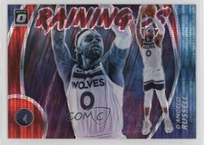 2020 Panini Donruss Optic Raining 3s Red Pulsar Prizm D'Angelo Russell #16 15ej