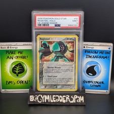 PSA 9 Registeel Gold Star #92/92 Holo Rare EX Legend Maker Pokémon Card on eBay