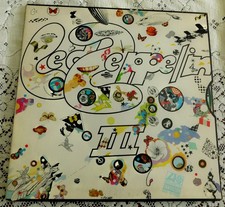 LED ZEPPELIN III VINTAGE 1970 LP RECORD ATLANTIC SD 19128 PINWHEEL/LP N.MINT