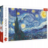 Puzzle 1000 ElementóW. GwiaźDzista Noc, Vincent Van Gogh Trefl