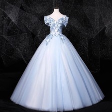 NEW Evening Formal Party Ball Gown Prom Bridesmaid Acting Tutu Dress QYHS037