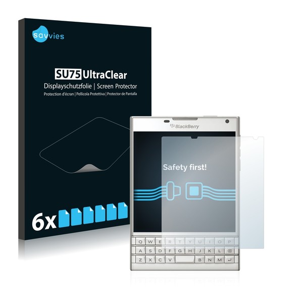6X Schutzfolie FüR Blackberry Passport Display Schutz Folie-image