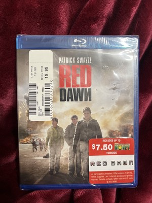 NEW! Red Dawn (Blu-Ray DVD Disc, 1984) Patrick Swayze Charlie Sheen SEALED