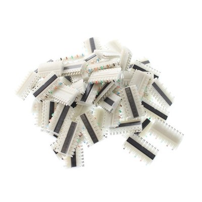 LEVITON 1110C-5 110-TYPE CONNECTING BLOCKS, 5-PAIR, C5 BLOCK, (50 PACK)
